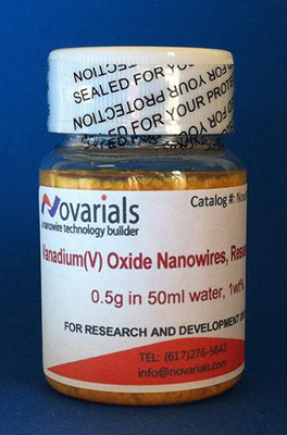 進(jìn)口氧化釩納米線Vanadium Oxide Nanowires